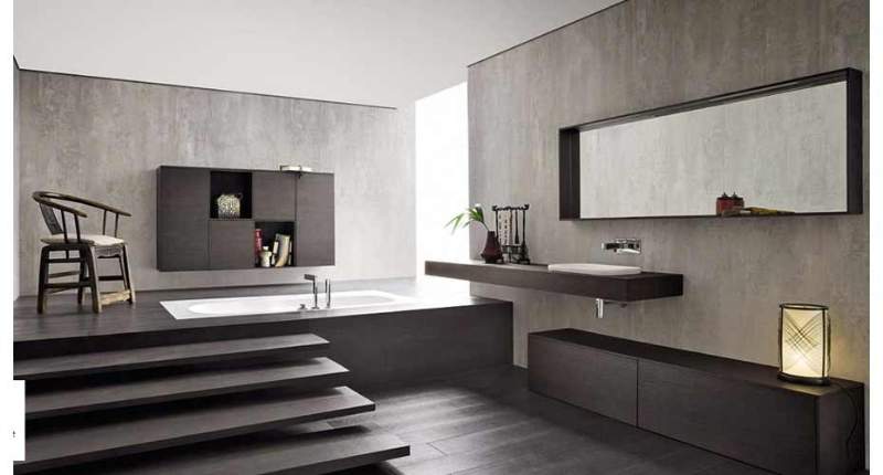 bagno con scale