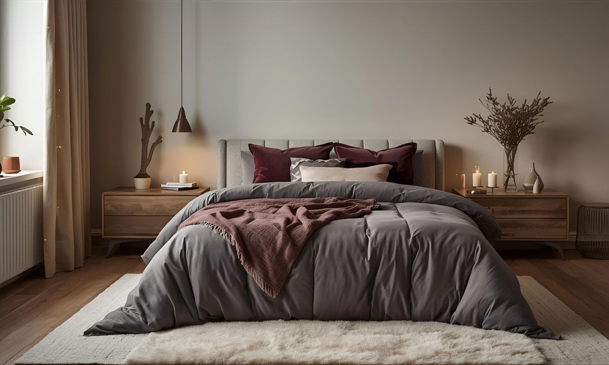 camera da letto invernale